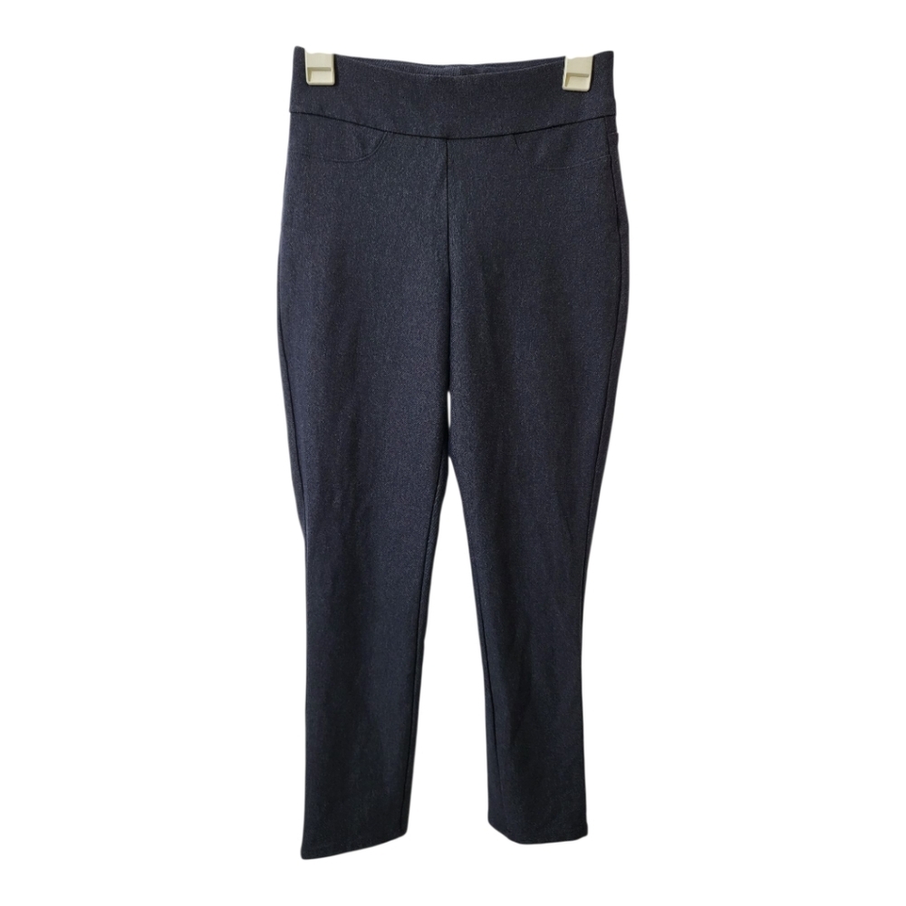 💕HONEYLOVE Denim Style Leggings Pants Dk Blue‎ Women Size Small Shapeware
